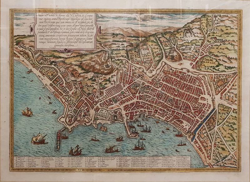 Pianta di Napoli del 1572