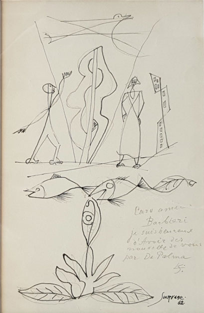 Disegno di Leopold Surgave del 1962