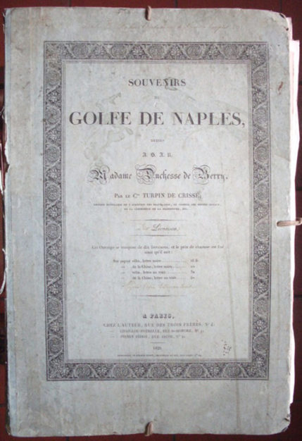 turpin copertina Souvenirs du Golfe de Naples